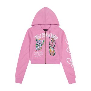 Flower Skull Front Hoodie