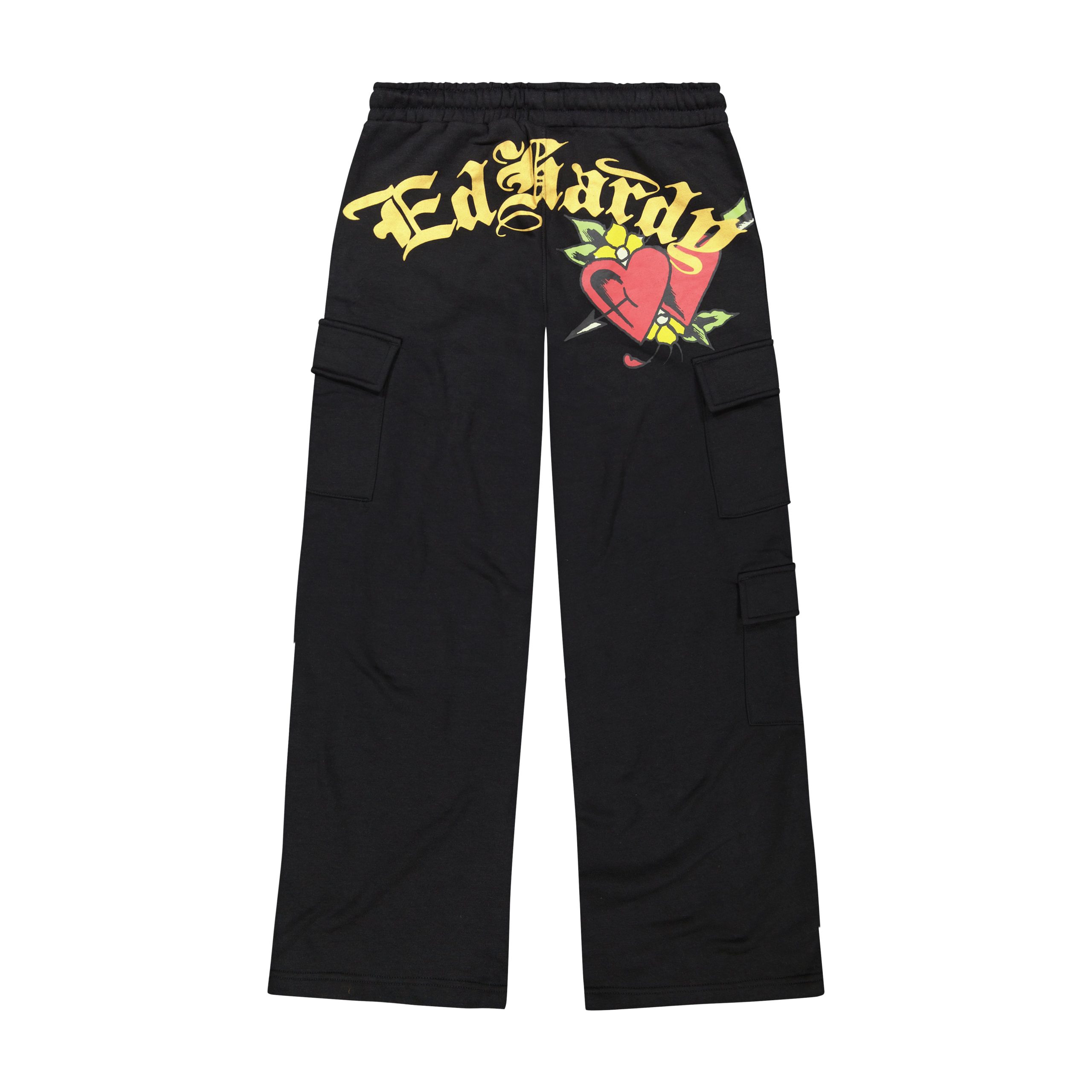 Sacred Heart Cargo Sweatpants - Black - Image 2