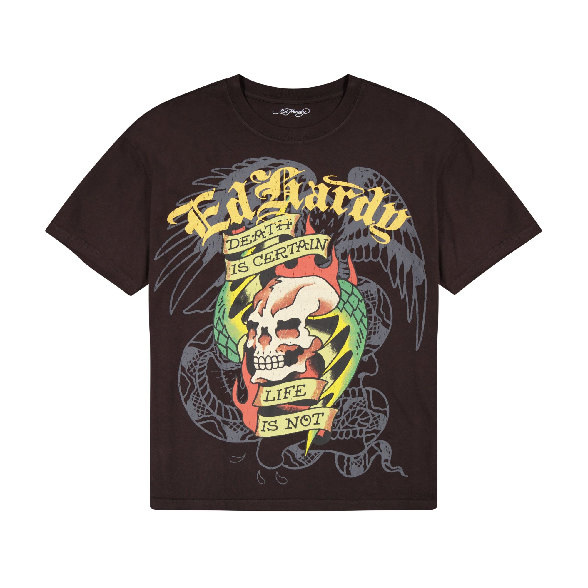 WING SKULL BOXY TEE