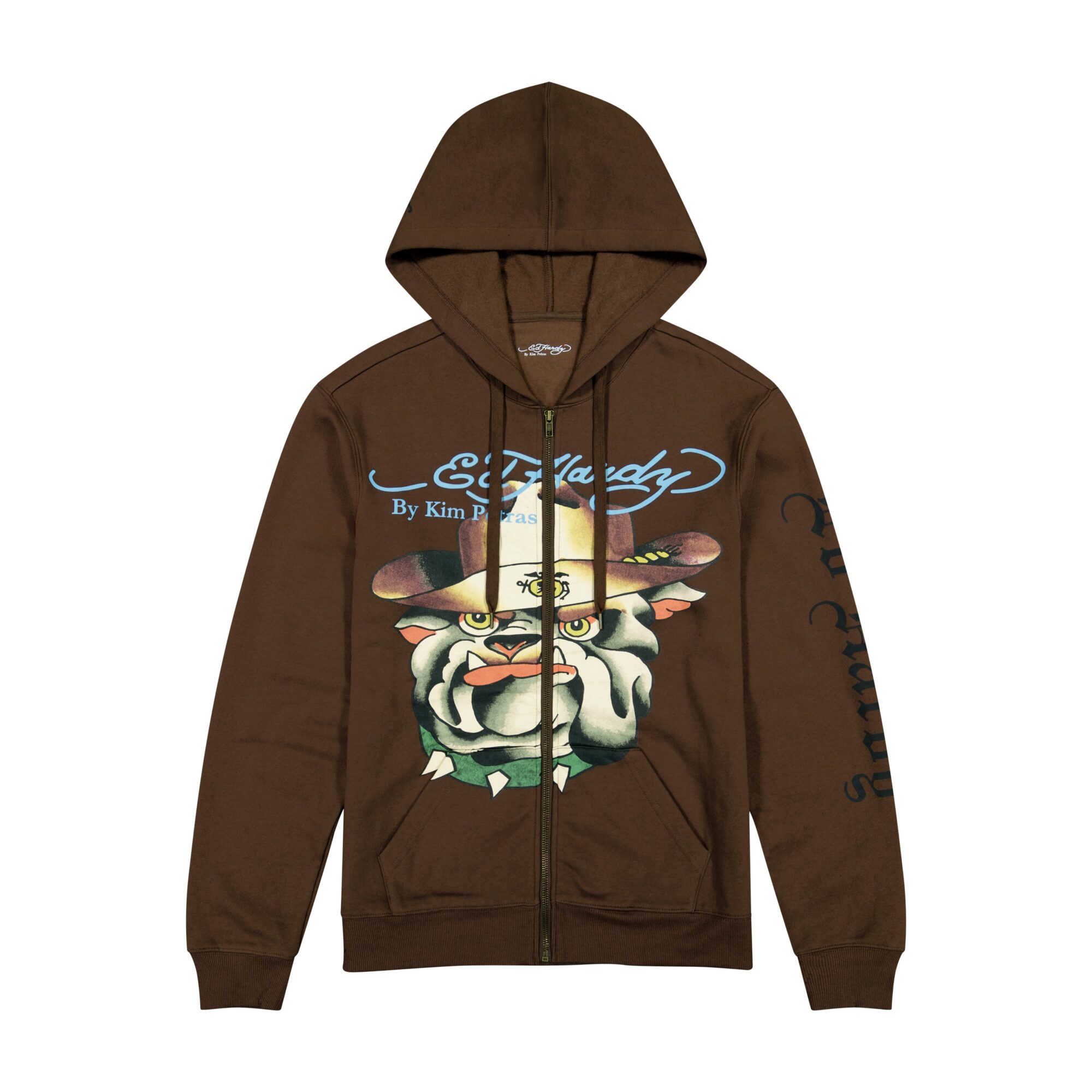 BULLDOG ZIP FRONT HOODIE