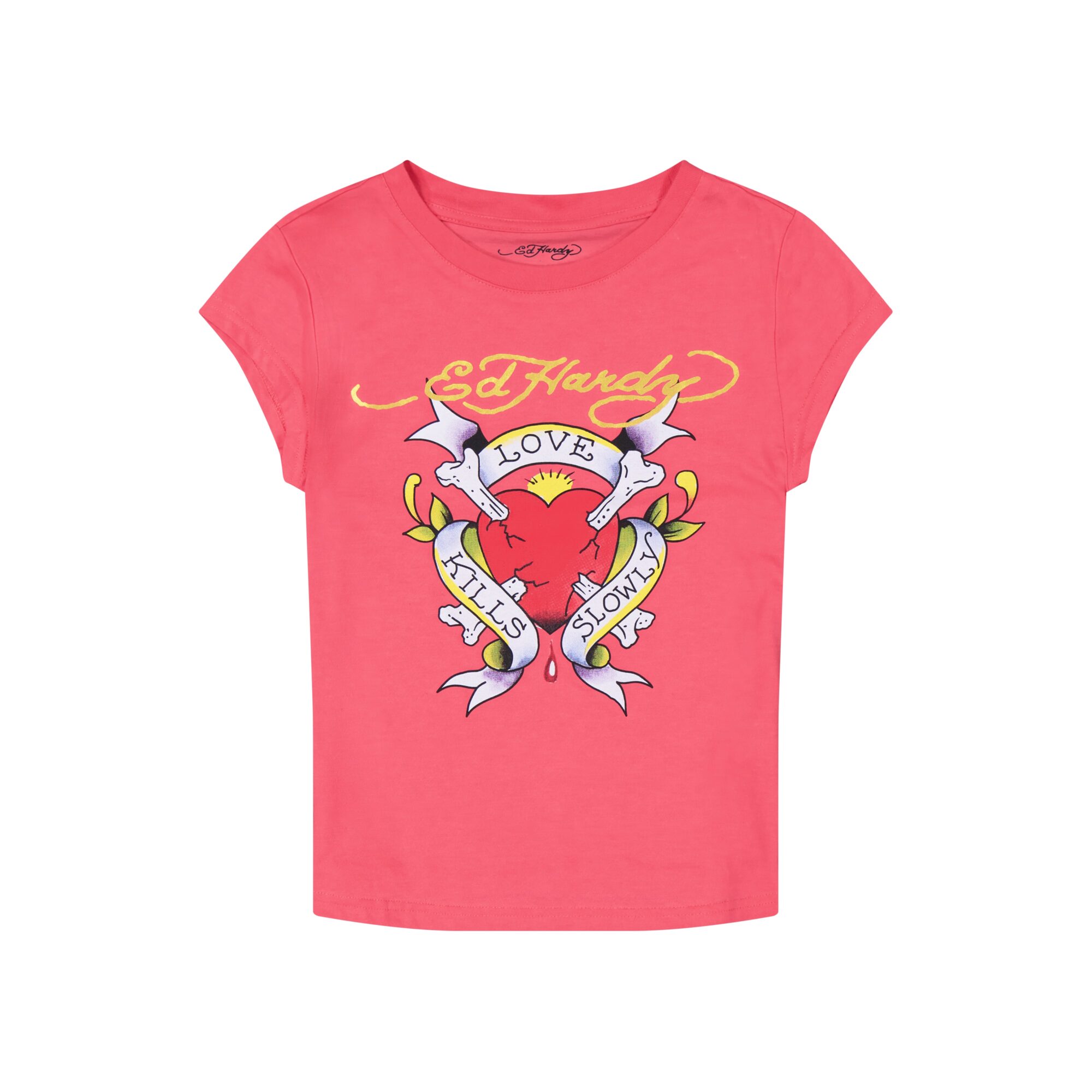 LKS HEART CAP SLEEVE TEE