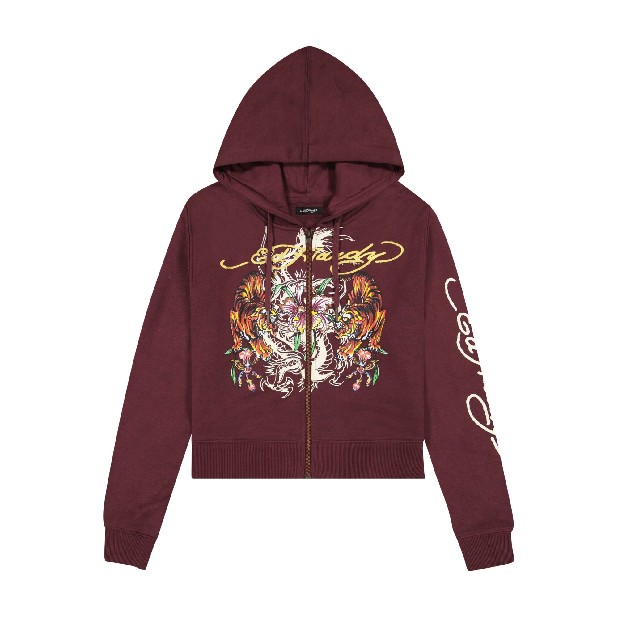 TIGERS ZIP FRONT HOODIE (RELAXED)