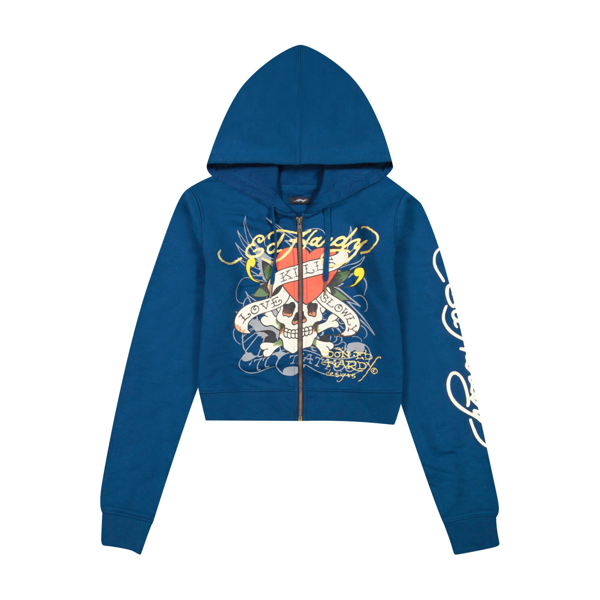 LKS SKULL ZIP FRONT HOODIE