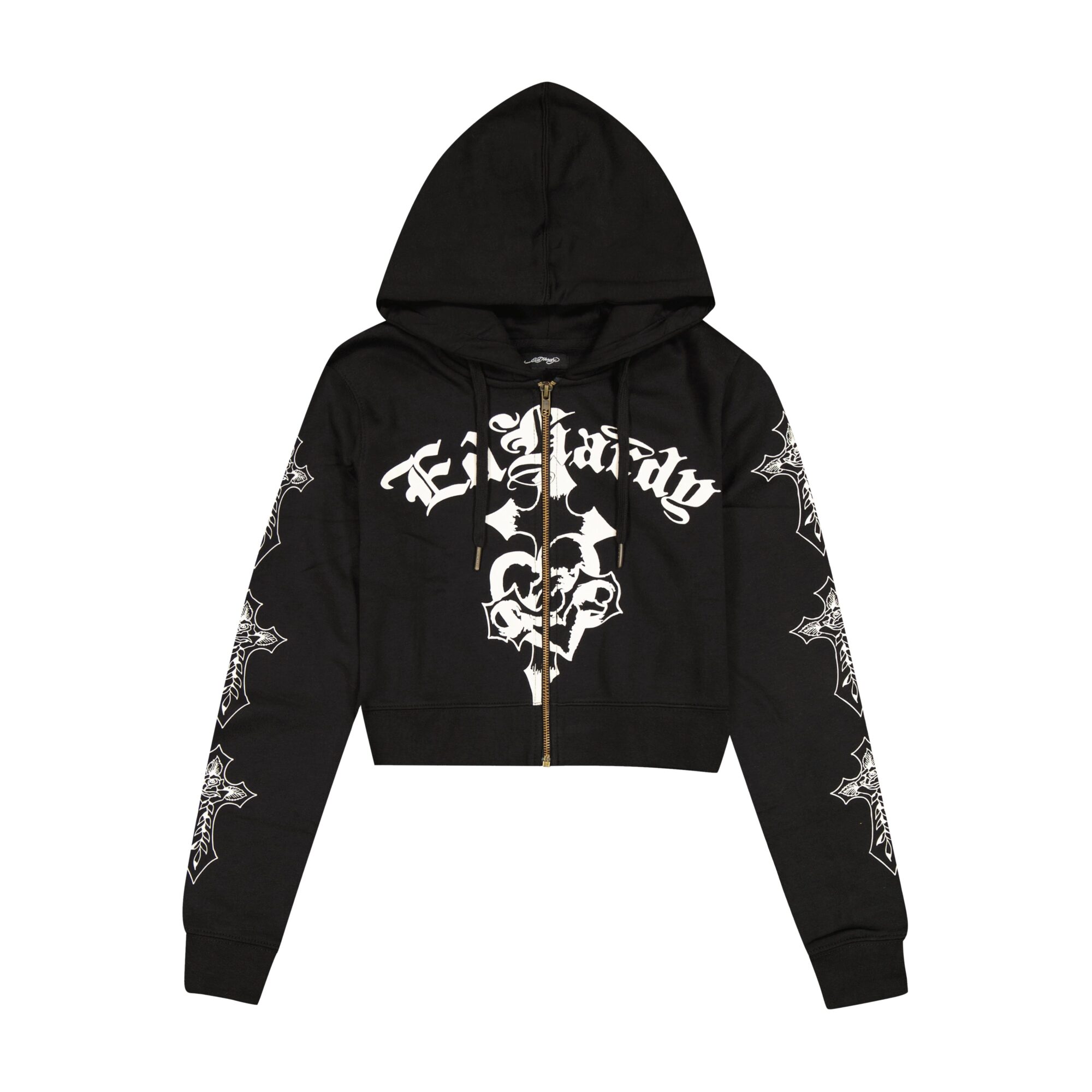 CROSSES ZIP FRONT HOODIE