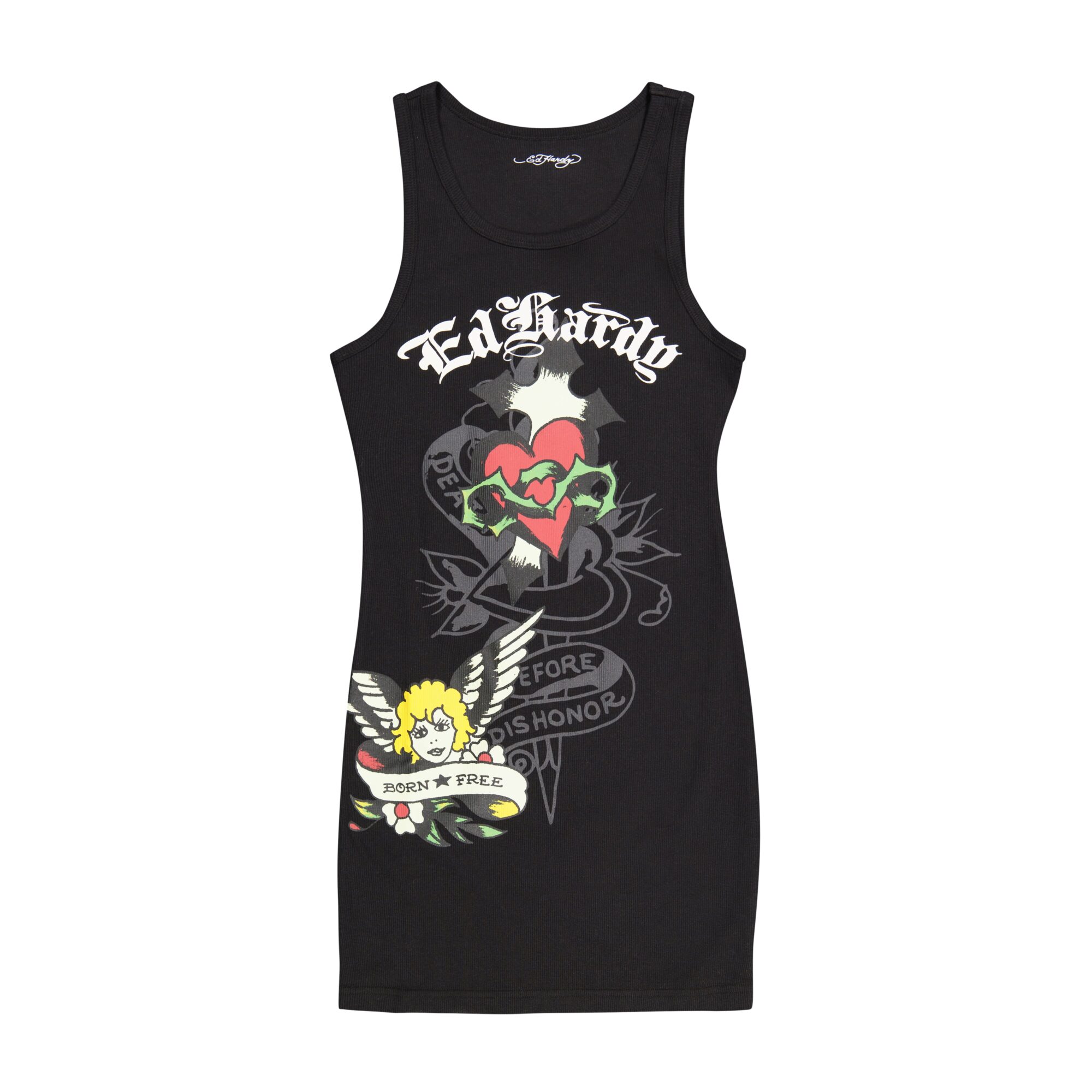 SACRED HEART RIB TANK DRESS