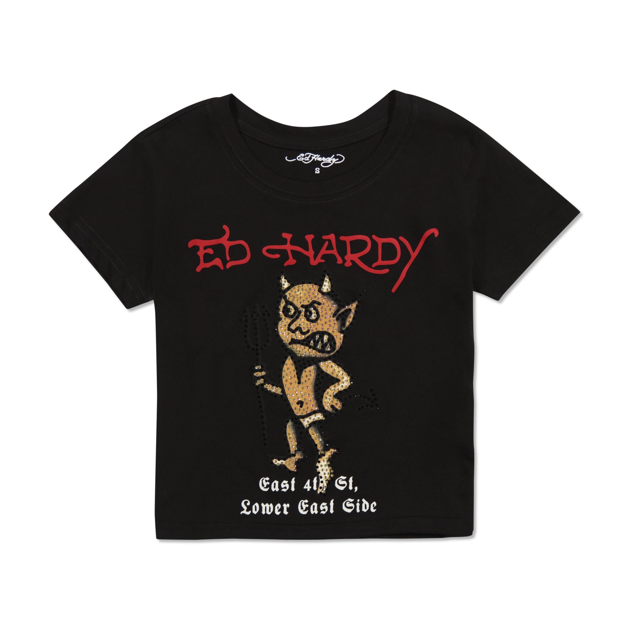 RHINESTONE BABY DEVIL BABY TEE