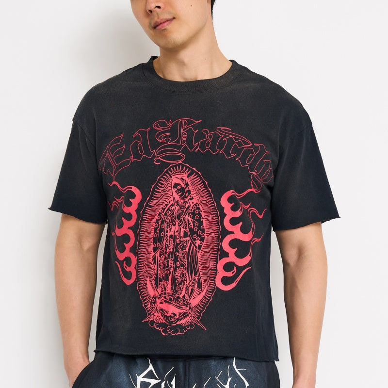 MARY DRAGONS BOXY CROPPED TEE